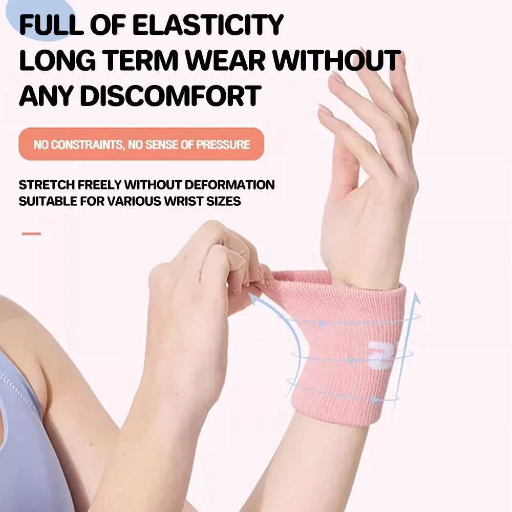 1 PC Premium Elastic SweatWicking Gym Wristbands for Fitness Workouts Sports Running Crossfit Breathable Gym Accessories J251211