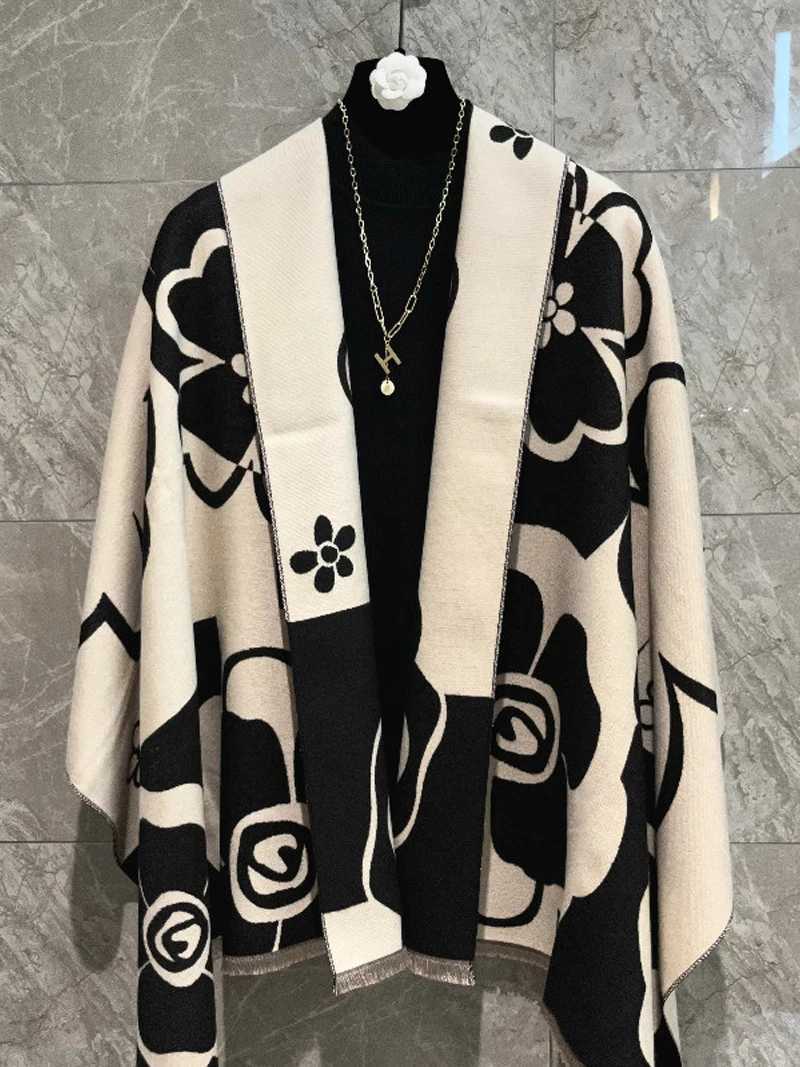 Elegant Wen wers Soft Acrylic Cashmere Scarf Shl Autumn Winter Neckerchief Spring Summer Travel Ce Long Y250918