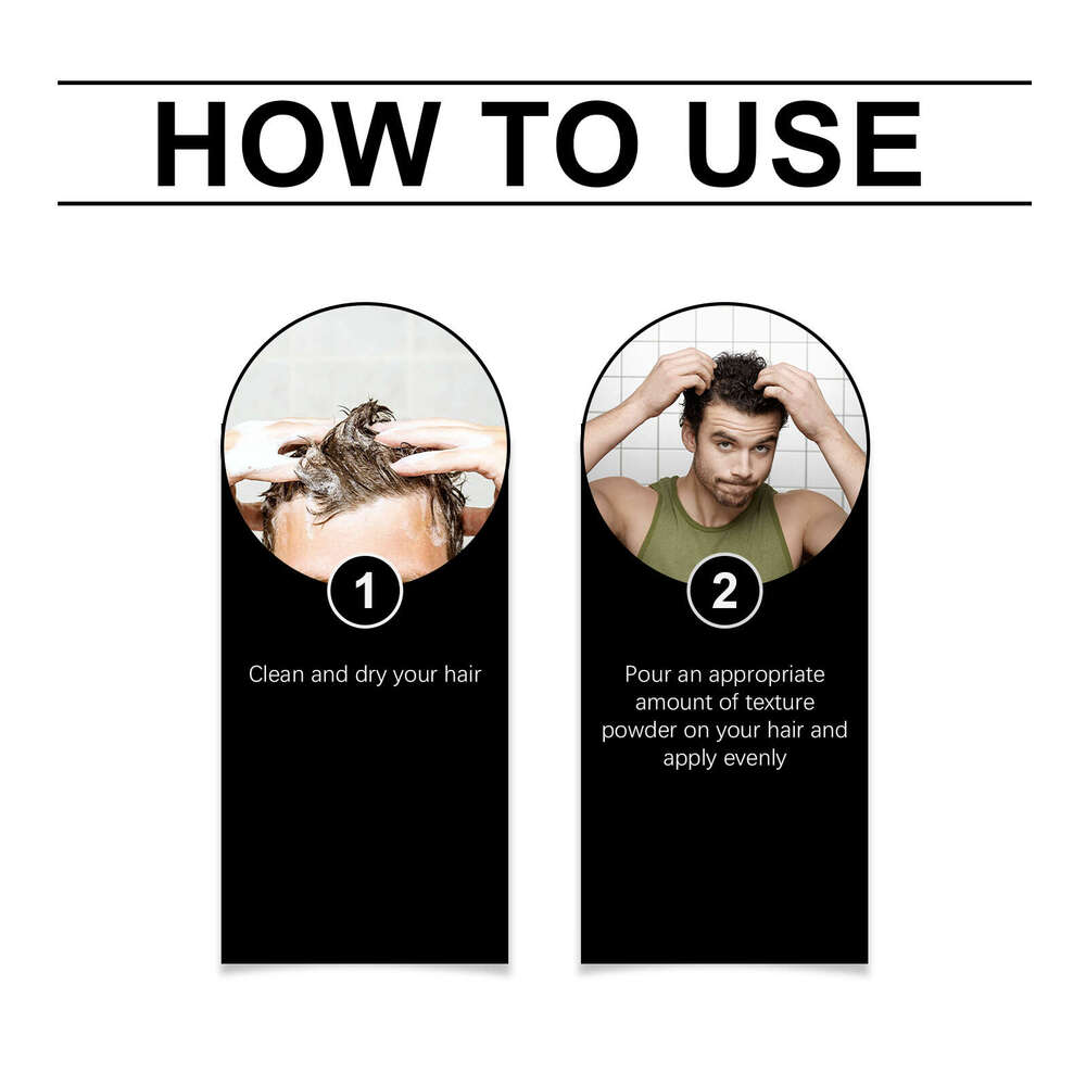 EAST MOON Men's Styling Volumizing Fluffy Oil Control Refreshing Hair Care Texturizing Powder