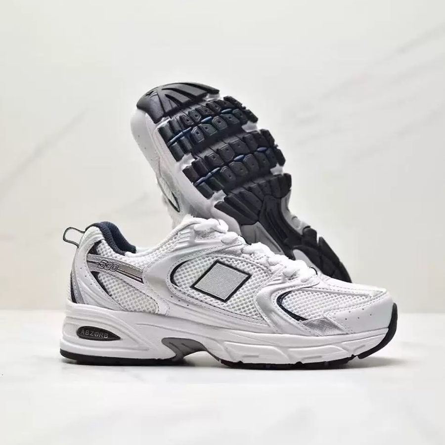 Designer men's dual-use casual shoes outdoor sports running shoes new style couple shoes / women's sports shoes gray and silver