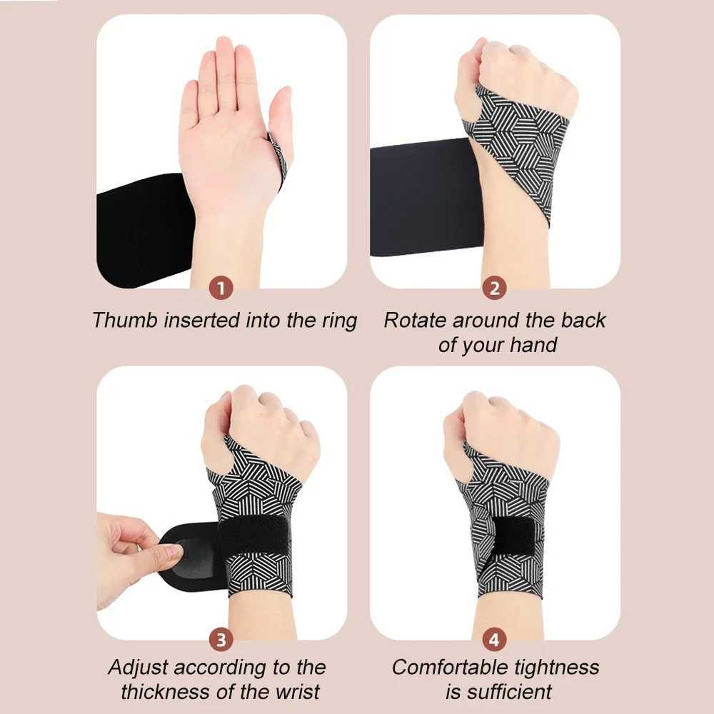 1PCS Ultra Thin Wrist Brace Sports Wrist Thumb Compression Wraps for Carpal Tunnel Adjustable WristBand Straps for Men Women J251211