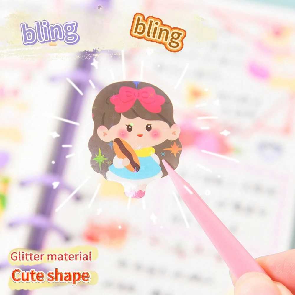 Kawaii Stickers for Kids Cute Stationary Aesthetic Diary Decoration Art Supplies Stickers for Scrapbooking Lot Korean Paper Desk C250918