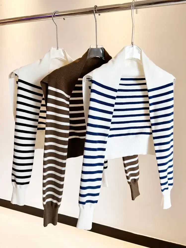 GkyocQ 2025 Korean Chic New Spring Fashion Wen Shl Dongdaemun All Mah Knitted Fem Wrs Ce Outwear Y250918