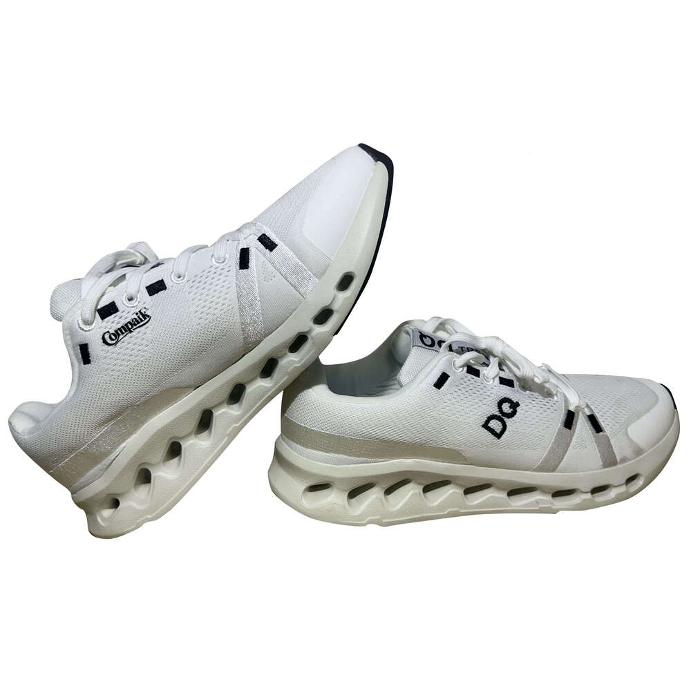 Compaik Designer Casual Women's Flat Shoes, White Sports Outdoor Training Women's Shoes, Fashionable and Comfortable Sports Shoes, Gifts Com