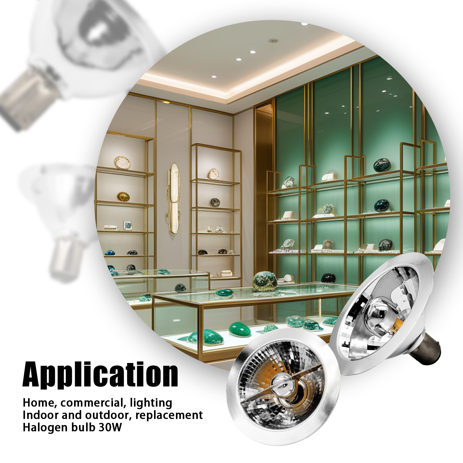 3w 12v Ba15d Double Contact Bayonet Base Reflector Led Bulb 4000k Neutral White Tracking Floodlight For Home Household Commercial Lighting Spotlight 2