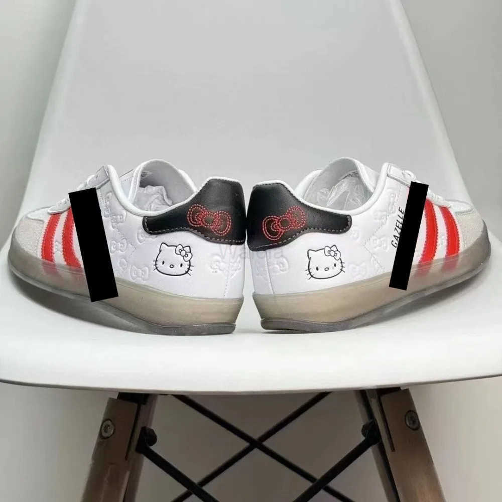 Sanrio New Hello Kitty Casual Shoes Cute Cartoon Comfort Flat Bottom Sneakers Fashion Delicate Personality Versatile Shoes Gifts L250910