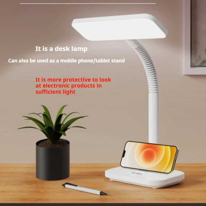LED study Lamp Eye protection Table Lamp USB Rechargable Desk Lamp 3mode touch bedside lamp light C250918
