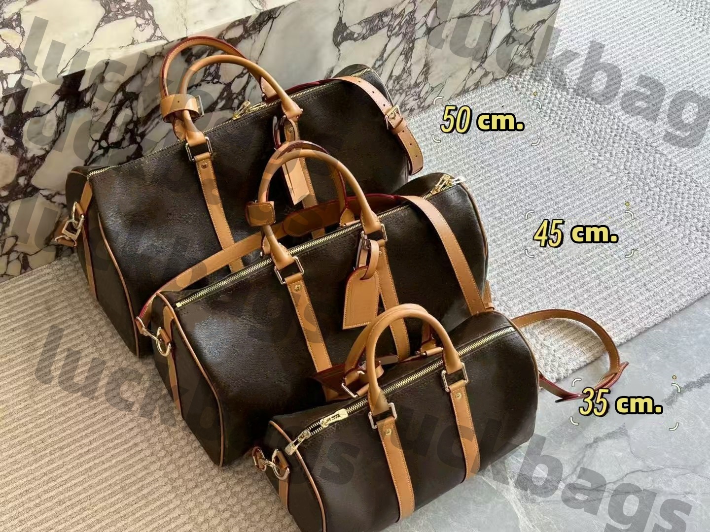 keepall luxnuy Designer travel bag top quality 10A men women fashion Duffel Bags travel fitness shopping large capacity handbag suitcase tote bag 35CM 45CM 50CM