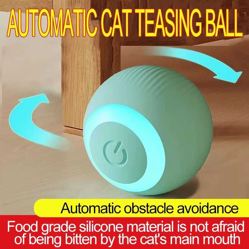 Interactive Cat Ball Automatic Cat Toy Indoor Cat Toy Electric Games Pet Products MWJ01 X250918