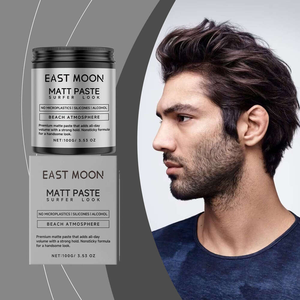 East Moon Hair Matte Styling Cream Long-lasting Lightweight Volumizing Smooth Unisex Portable