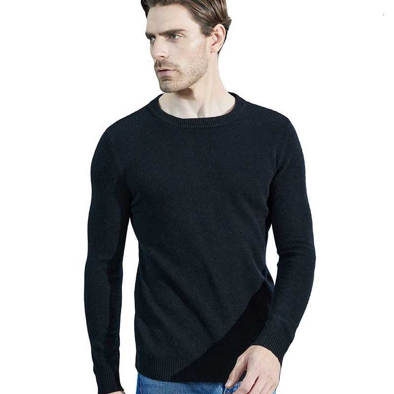 Men Knitted Sweaters Cashmere Sweater 100 Merino Wool ONeck LongSleeve Thick Pullover Man Winter Autumn Male Jumpers ClothingZ250918