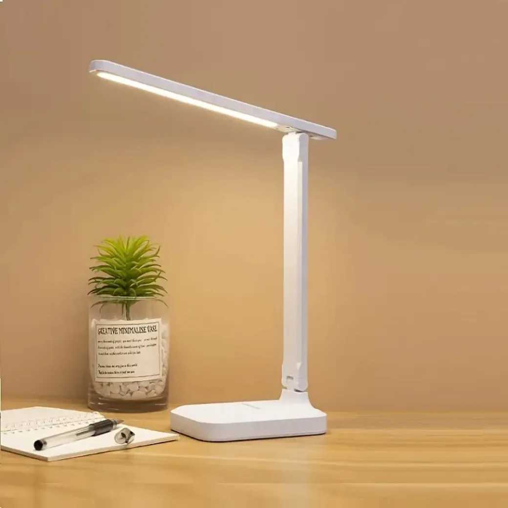 LED desk lamp eye protection touch dimmable LED reading lamp student dormitory bedroom reading USB plugin study office desk lam C250918