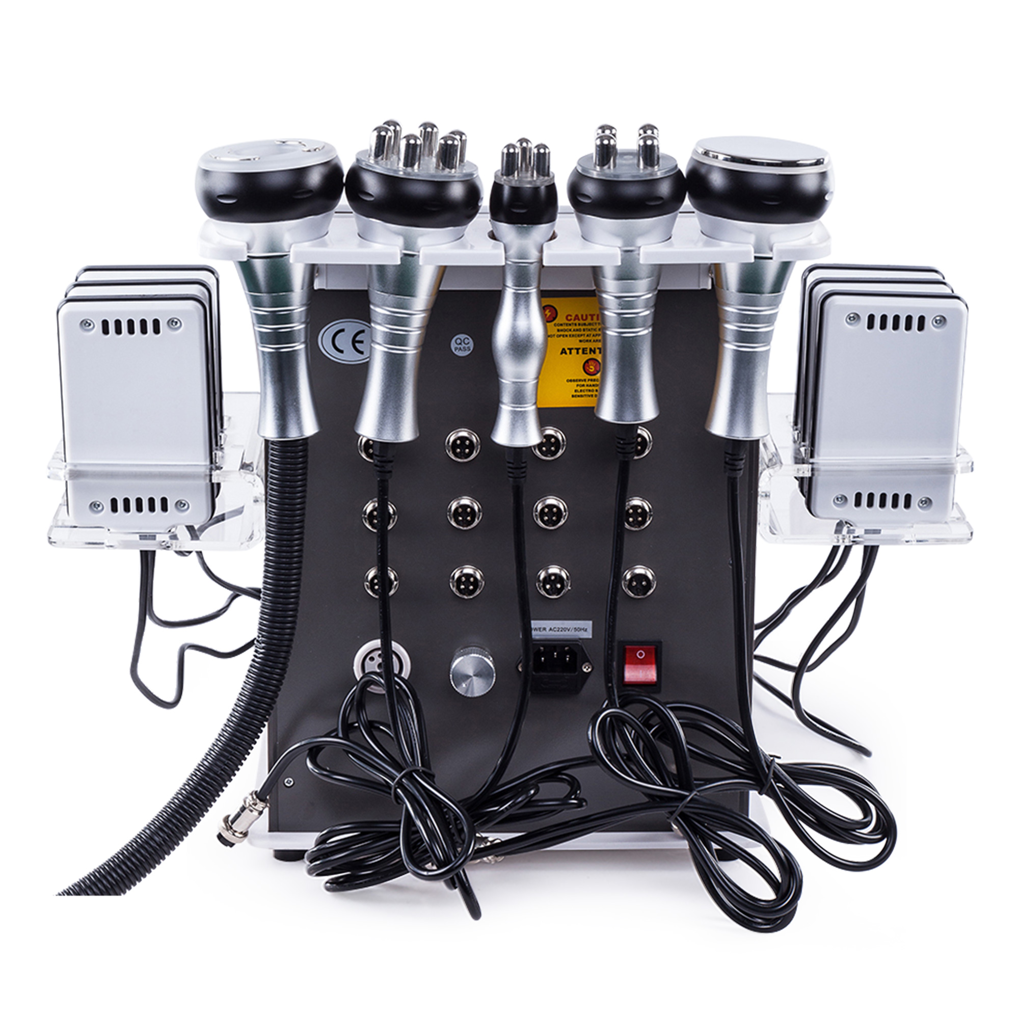 New Arrival 6 In 1 40K Ultrasonic Cavitation Vacuum Radio Frequency Laser 8 Pads Lipo Laser Slimming Machine for Home Use