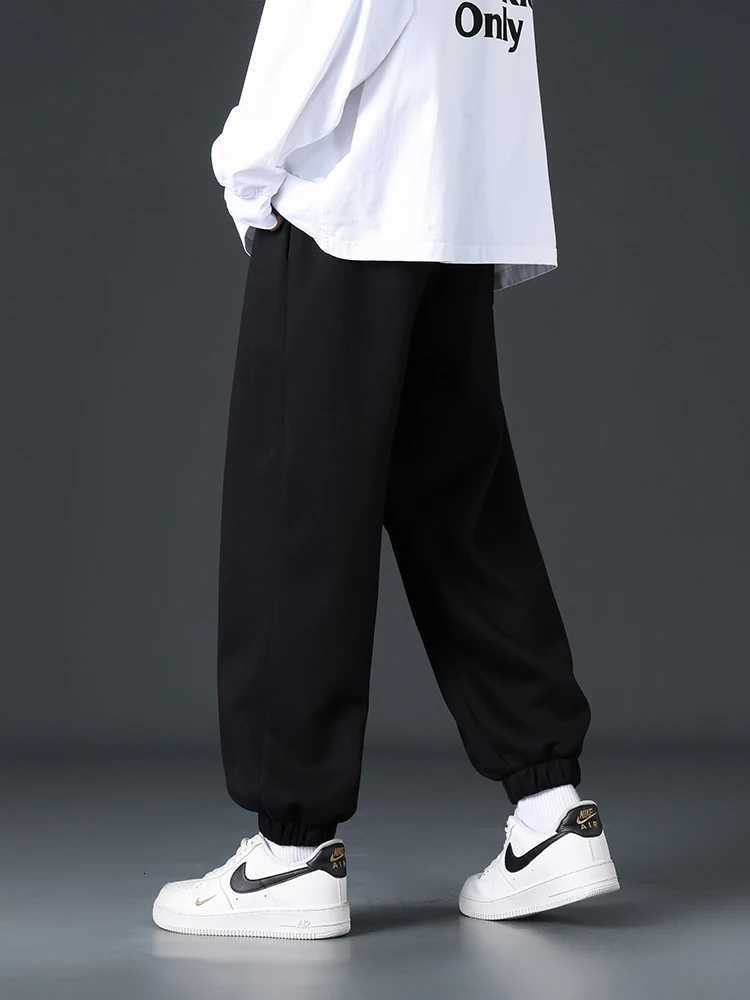 Big Size Men Sweatpants Spring Autumn Casual Baggy Jogger Pants String Banding Solid Color Sportswear Cotton Loose Trousers 8XL X2509181