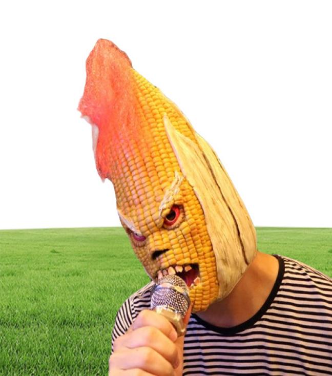 Corn Full Head Mask Scary Adult Realistic Laetx Party Mask Halloween Fancy Dress Party Masquerade Masks Cosplay Costume5650014