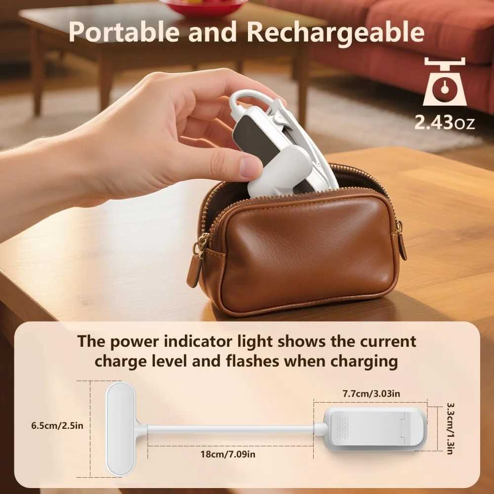 USB Rechargeable 20 Led Clip On Book Light Adjustable Brightness Reading Light Portable Read Light Kids Book Lamp Night Light C250918