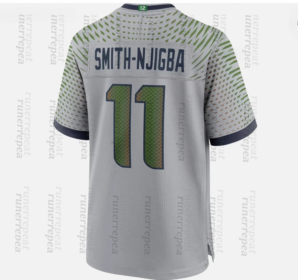 Personalized Cooper Kupp Custom Football Jerseys Smith-Njigba Witherspoon 12 Fan Jalen Milroe Embroidered Letter Number Design Any name any number Wom