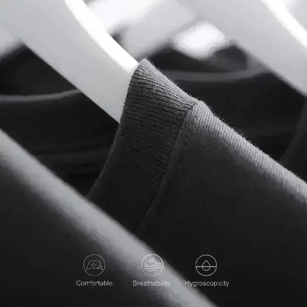 Adult Solid Color Cotton Longsleeved Crew Neck Sweater Women Spring Autumn Basic Top Unisex Casual Comfortable Highquality TopZ250918