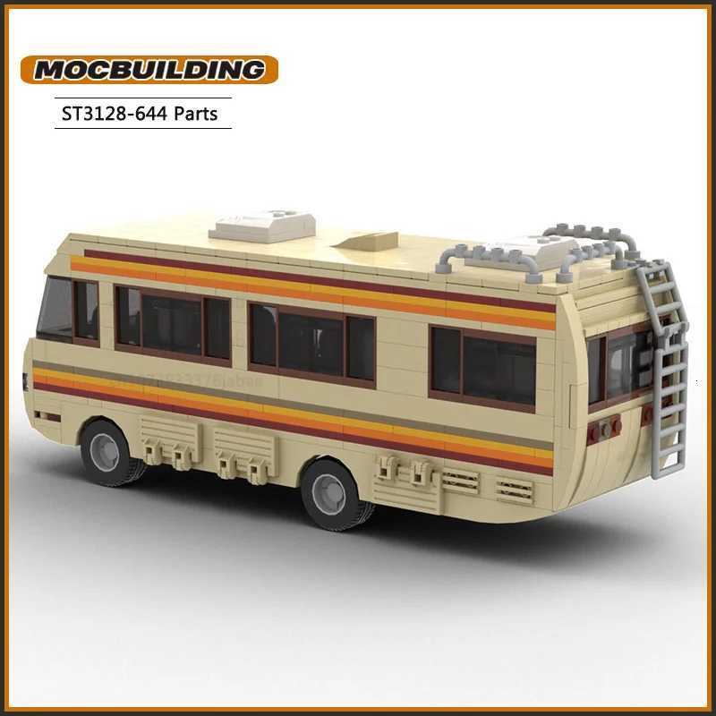 Breaking Movie City Car Moc Building Blocks Bad RV Technology Bricks Creative Touring Car Display Collection Toys GiftsZ250918