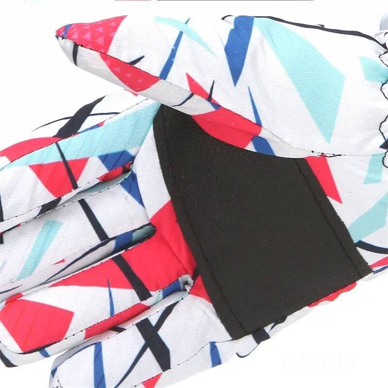 Thermal Children Ski Outdoor Waterproof Windproof Fleece Warm Child Snowboard Winter Snow Gloves for Skiing Riding ddmythur