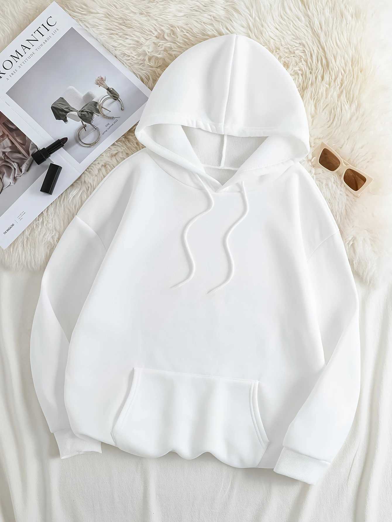 Cartoon Dinosaur Cute Love Printed Hoodie Womens 2025 Autumn Winter Top Long Sleeve Round Neck Sweatshirt ClothingZ250918