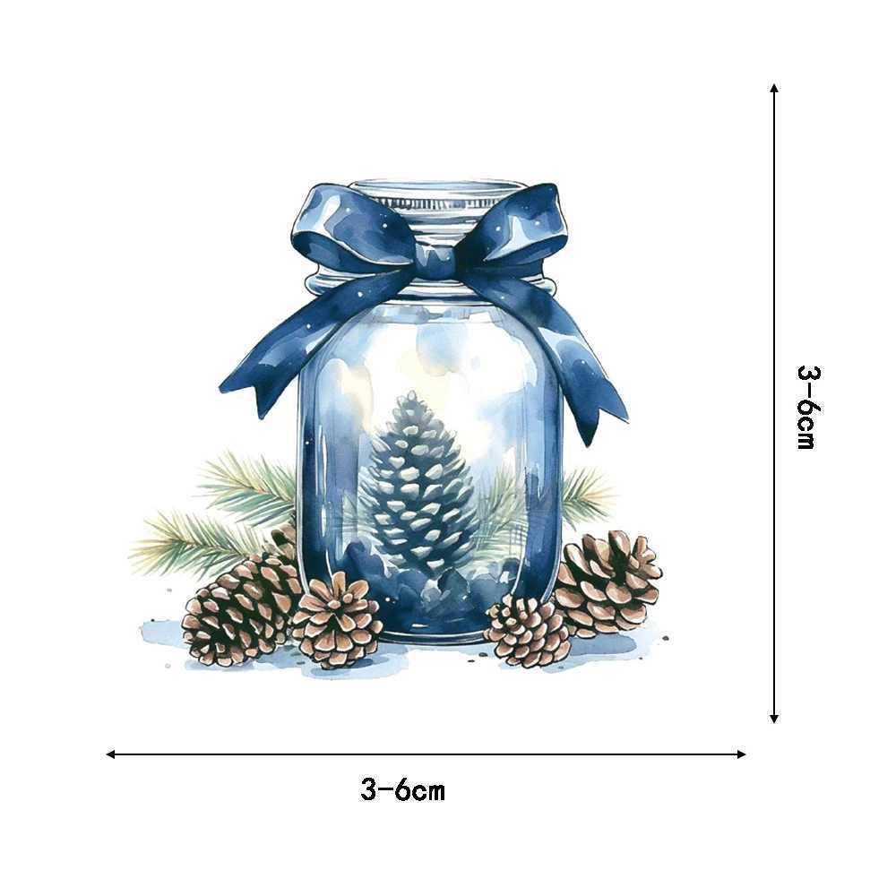 50PCS Blue Winter Stickers Scrapbooking Laptop Graffiti Room Community Art Picture Diary Y2k Fashion Phone Fun Christmas Sticker C250918