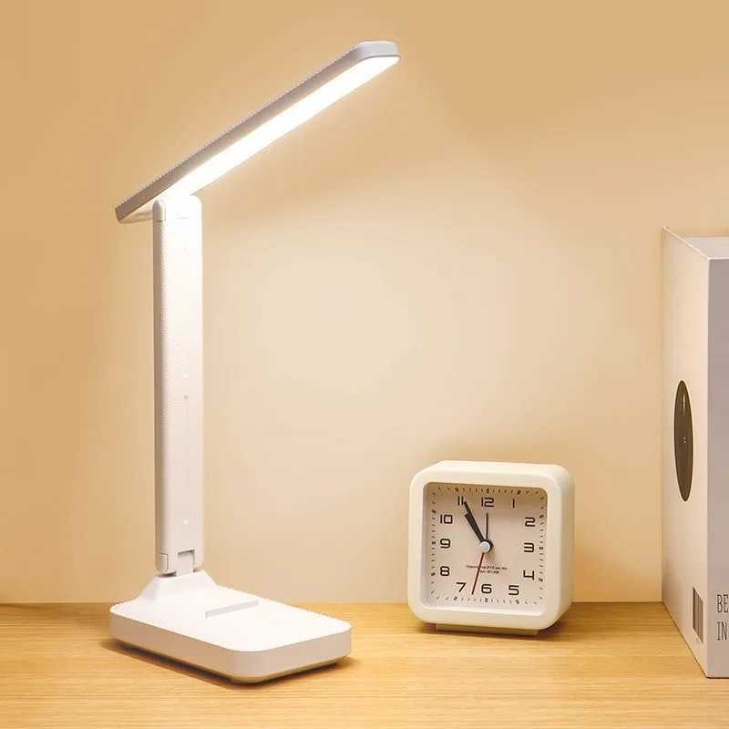 LED desk lamp eye protection touch dimmable LED reading lamp student dormitory bedroom reading USB plugin study office desk lam C250918