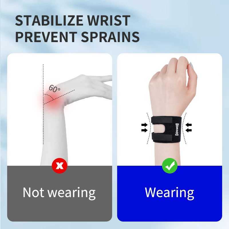 1PC2PCS Wristband Wrist Support WeightLifting Gym Training Wrist Support Brace Straps Wraps Powerlifting J251211