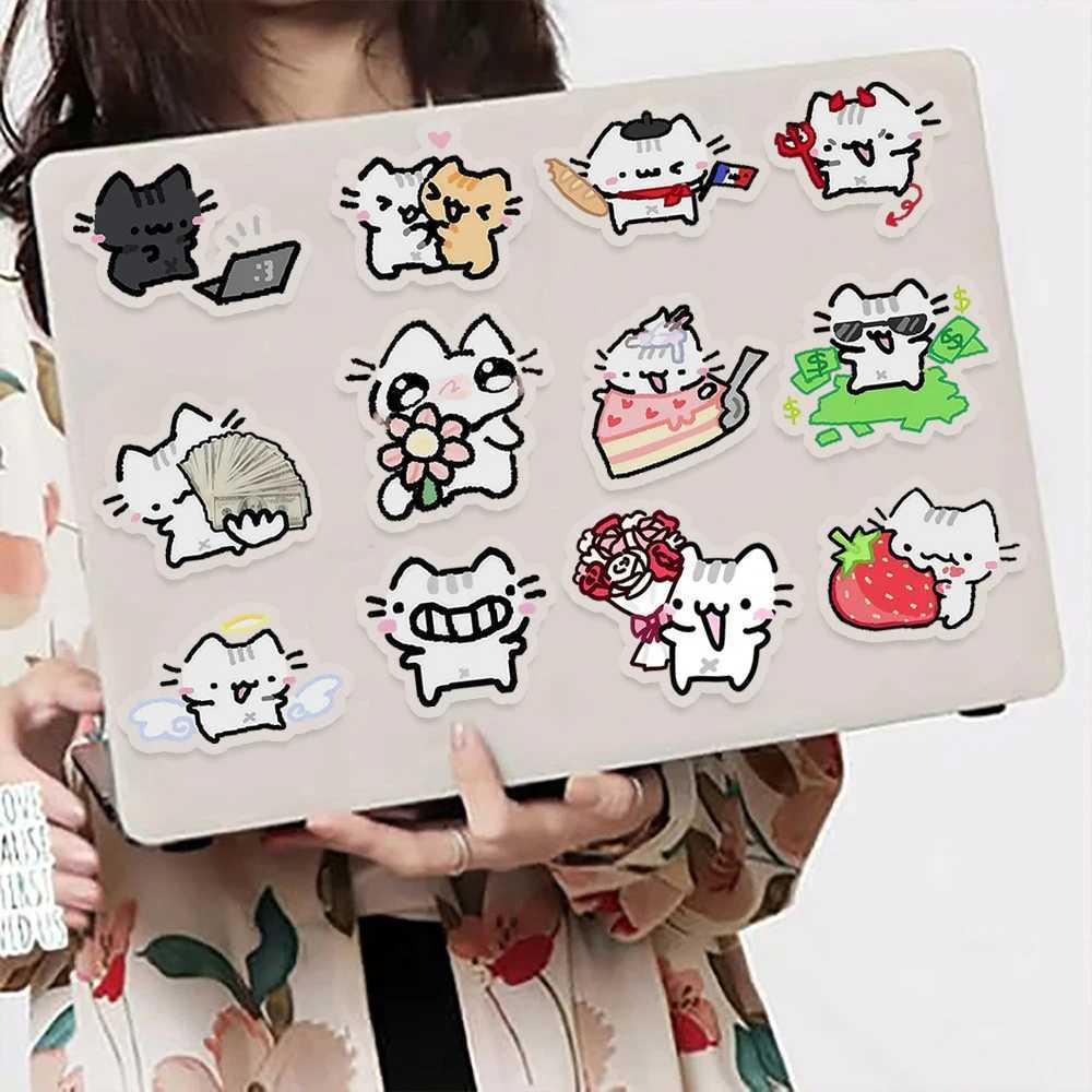 103050pcs Color Little Cat Stickers Aesthetic Cute Animal Cartoon Decals Funny DIY Scrapbook Stationary Waterproof Sticker Toy C250918