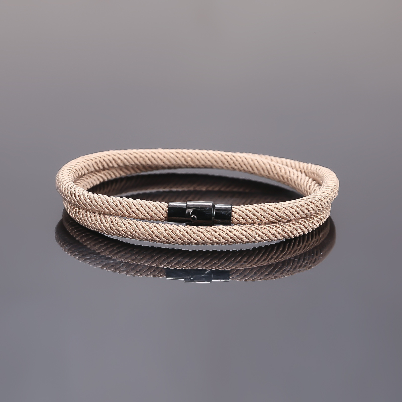 New Minimalist Men Rope Bracelet Double Layer Survival Braclet Homme Accessories Boyfriend Gift Magnet Buckle Hombre ddmythur