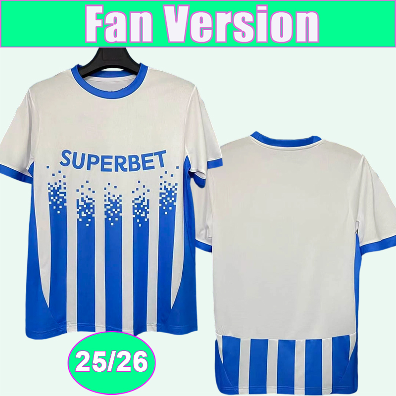 25 26 Universitatea Craiova Mens Soccer Jerseys VLADIMIR SCRECIU LUIS PARADELA ASSAD AL HAMLAWI Home Football Shirt Short Sleeve Adult Uniforms