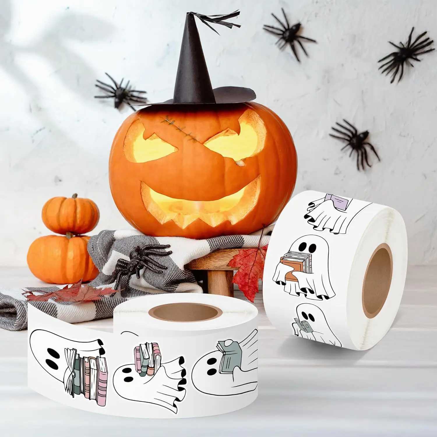 100500pcs Halloween Stickers Party Halloween Gift Wrapping Label Scrapbook Cartoon Stationery Stickers C250918
