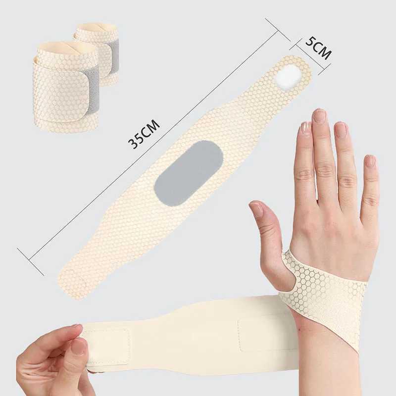 Fixed Spandex Sport Wrist Guard Wrist Sprain Tendonitis With Fastener Tape Wristband Ultra Thin Joint Brace Badminton Basketball J251211