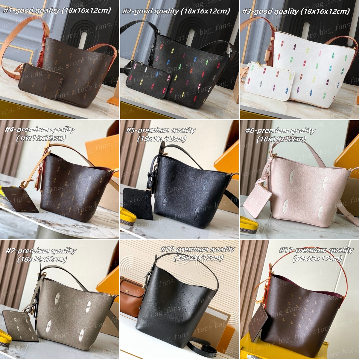 (go off picture not the description) 10A Premium Designer Bucket Bags Women's Shoulder Bags Luxury Daily Style Purses Festival Gifts 30182