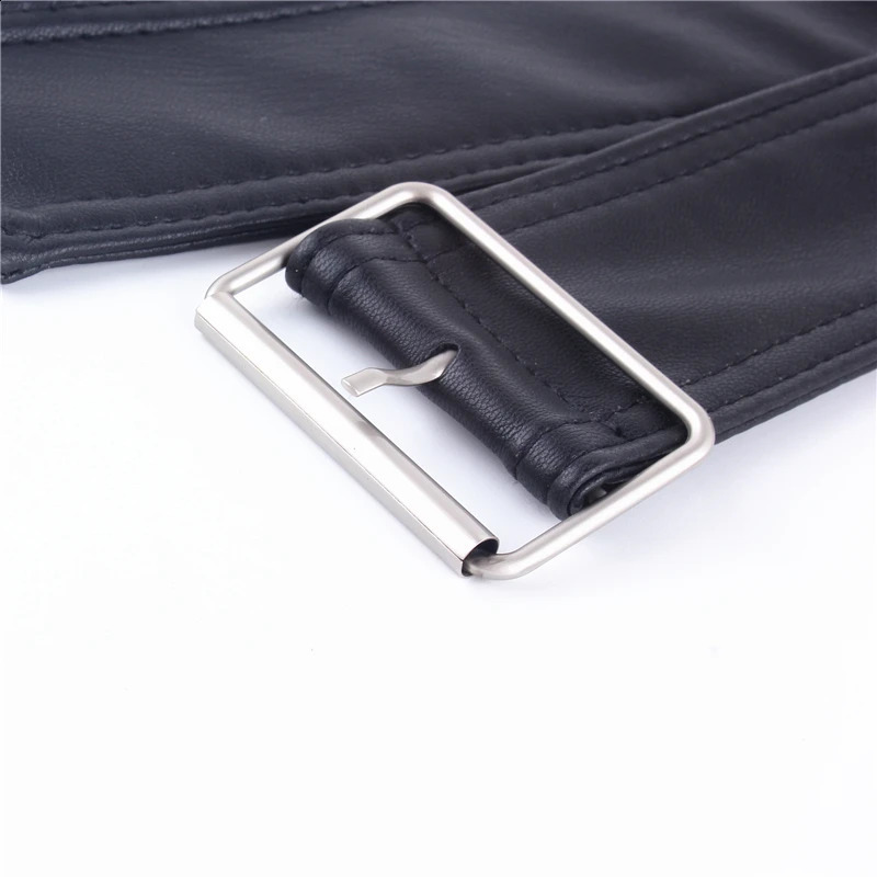 Fashion Width Black Leather Belts for Women Corset Belt Trench Coat Fur Clothing Ladies Strap Female Waistband 250918