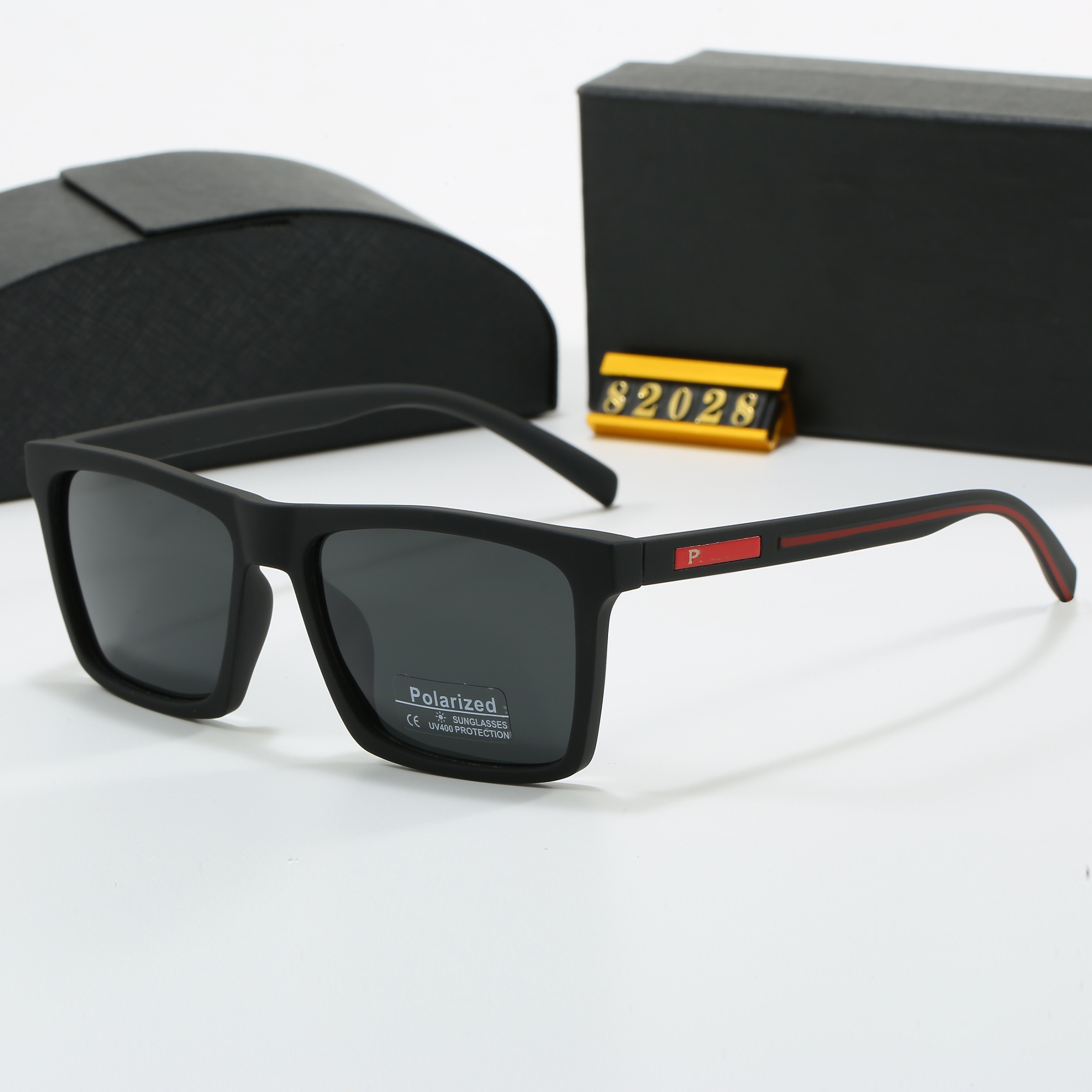 Mens designer sunglasses outdoor shades women fashion triangle logo luxury full frame sunshade mirror polarized UV400 protection glasses with box AAAAA PR82028