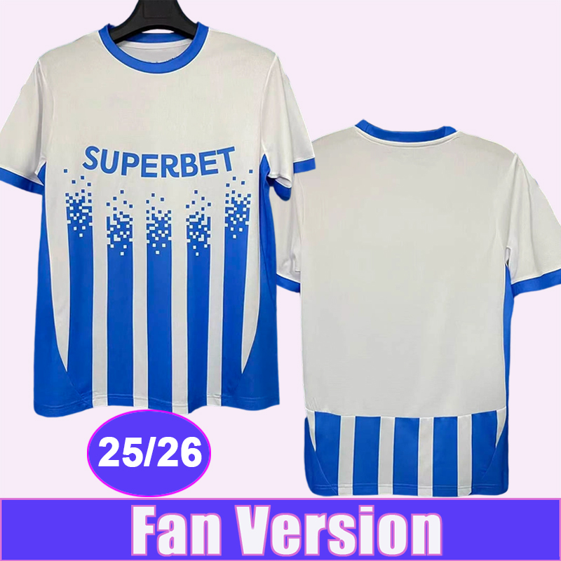 25 26 Universitatea Craiova Mens Soccer Jerseys VLADIMIR SCRECIU LUIS PARADELA ASSAD AL HAMLAWI Home Football Shirts