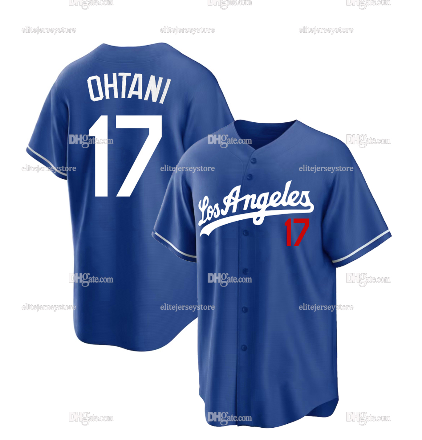In Stock 17 Ohtani 42 Robinson 50 Betts Baseball Jersey Polyester Men's Retro Classic Sportswear Stitched Letter Number Design