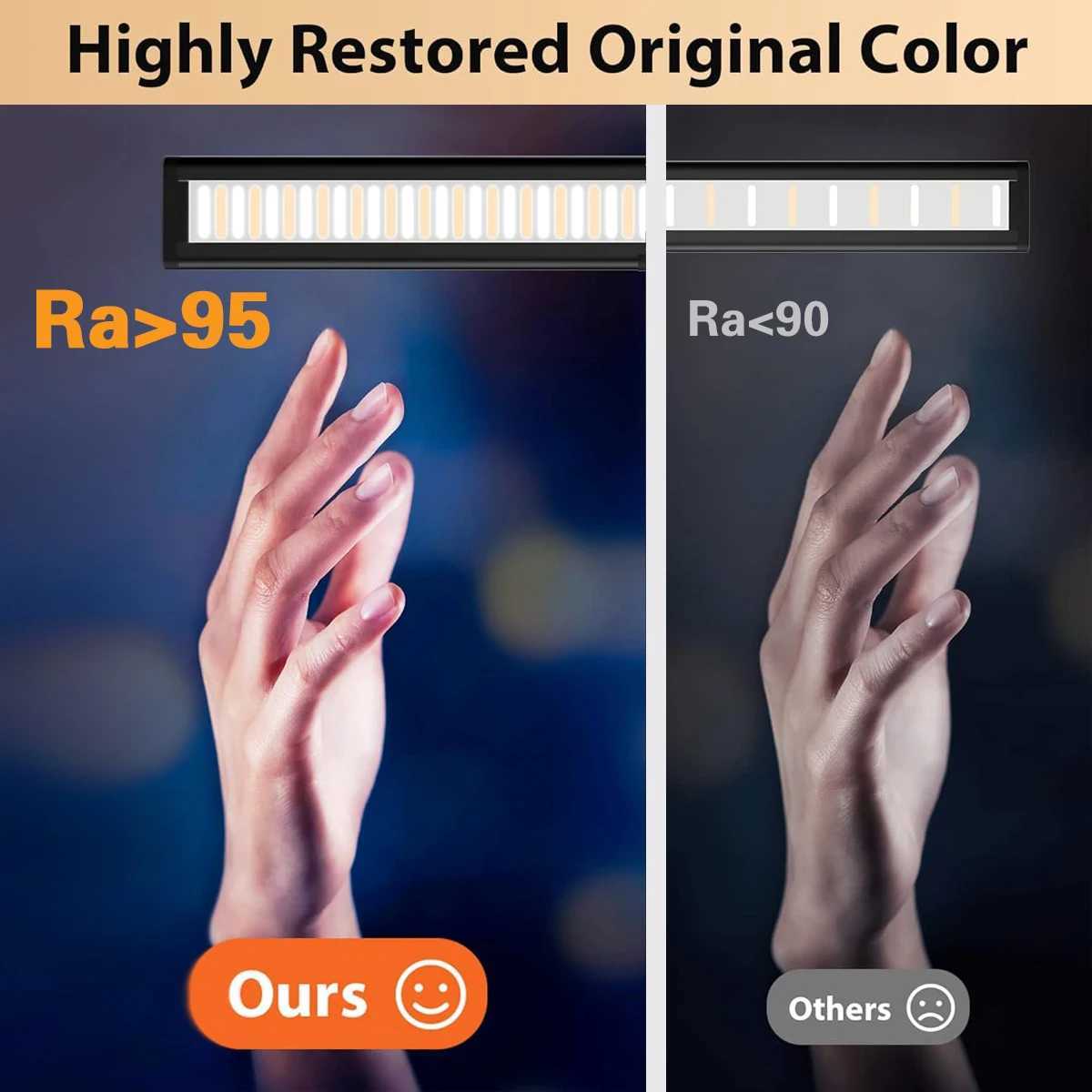 LED Desk Lamp for Office Home EyeCaring Desk Light Lamp with Stepless Dimming Adjustable Flexible Gooseneck Adjustable Light C250918