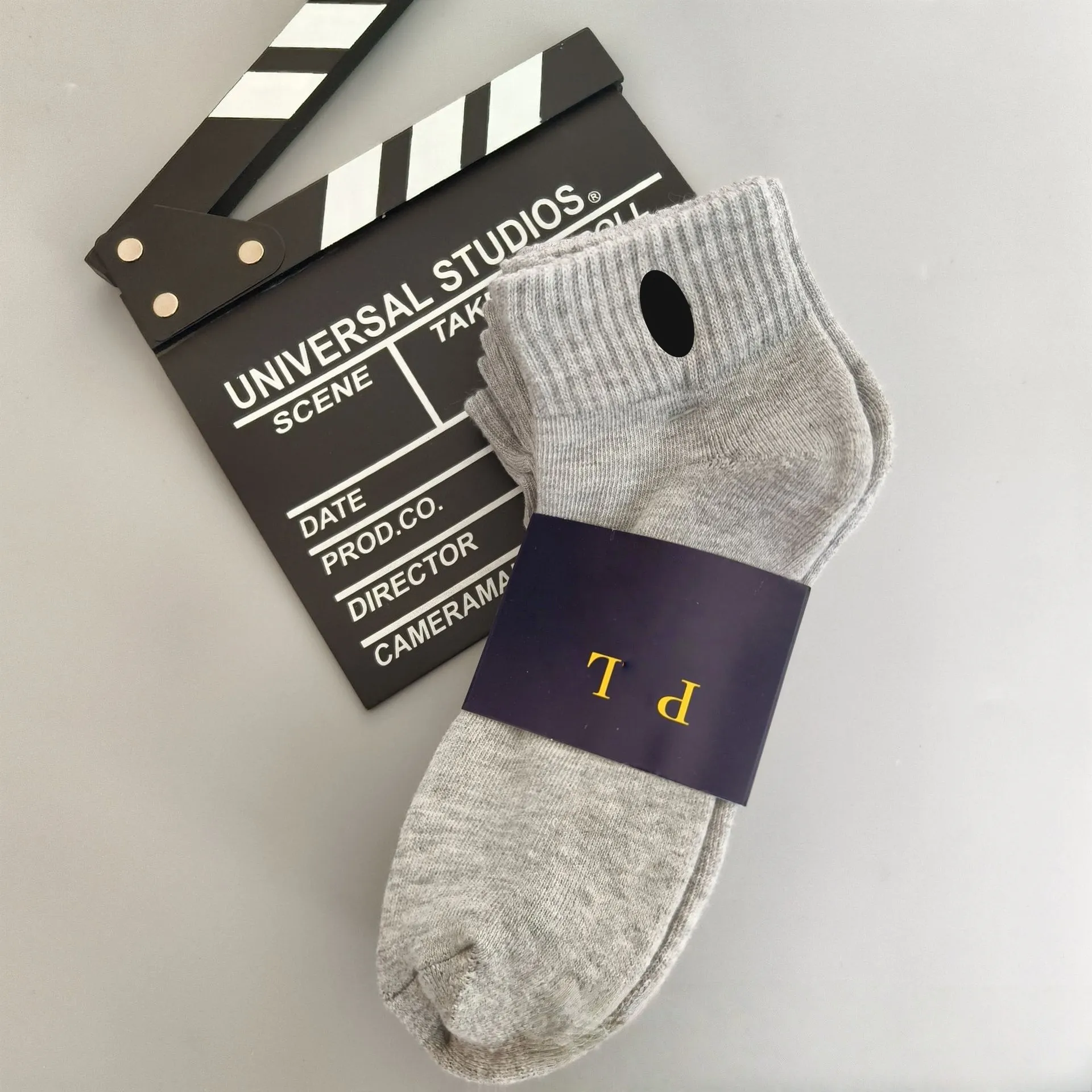 Designer Pony Sock 6 Pairs Classic Pony Embroidery Low Medium High Solid Color Breathable Cotton Socks Soft Basketball Football Sports Socks