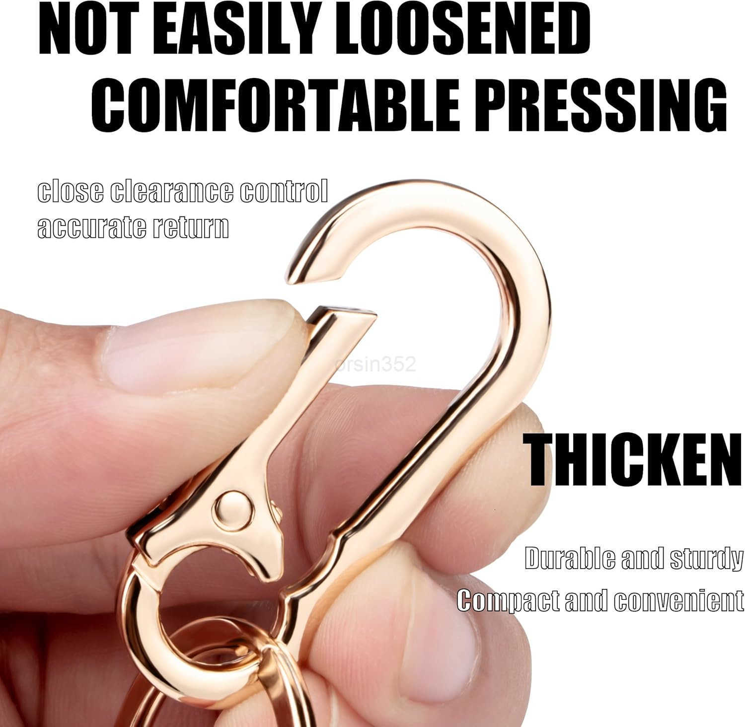 Metal Keychains Keyring Key Chain Ring Clip Holder Organizer for Home Car Keys Key Finder Women MenW250918