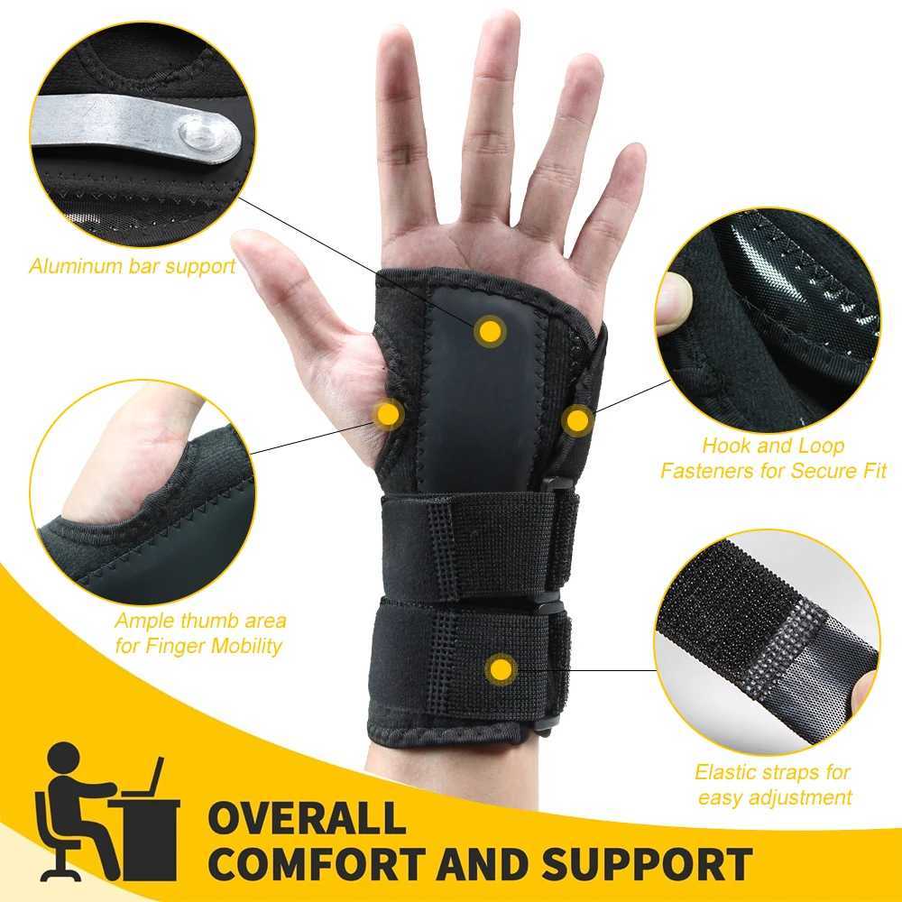 1PCS Wrist Brace for Carpal Tunnel Wrist Brace Night Support Adjustable Wrist Splint Right Left Hand for Women and Men J251211