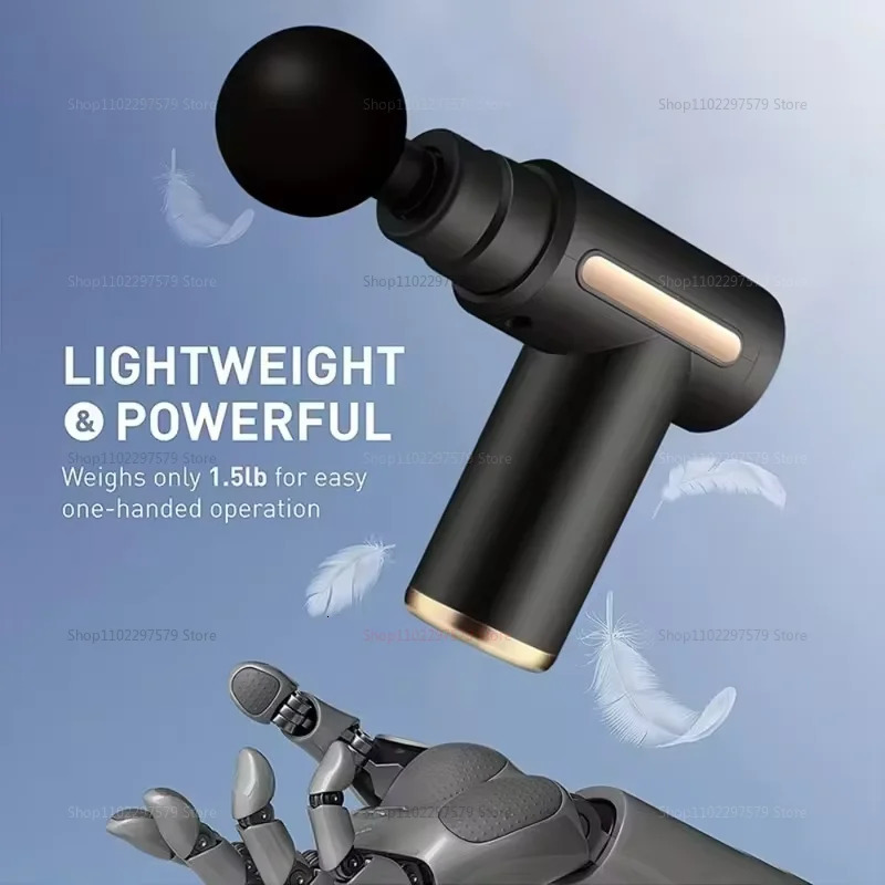 Mini Massage Gun High Configuration Charging Fascia Gun Vibration Massage Gun Muscle Relaxation Massager Portable Fitness Device 250917