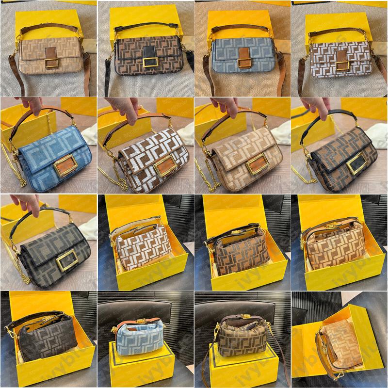 2025 Vintage Sling Bags Luxury New Designer Bag Letter F Baguette Fashion Shoulder Bag Designer Tote Purse Handle Bags Multi-color Pochette Cross Body Bag