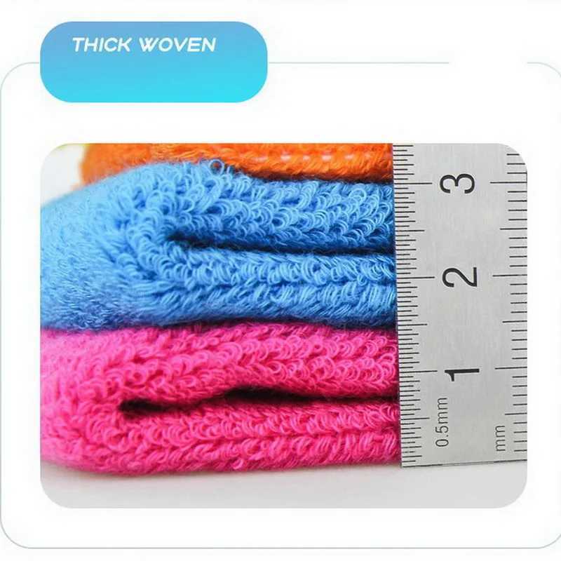 1Pair 4331Inch Cotton Tennis Wristband Sport Running Gym Yoga Wrist Sweat Band Fitness Volleyball Basketball Wrist Cuff Wrap J251211