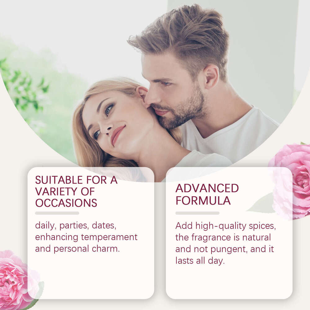 Roxelis Cologne Eau de Toilette Natural Long-lasting Fragrance Elegant Fresh Behind-the-Ear Wrist Daily Niche Couple Dating Perfume