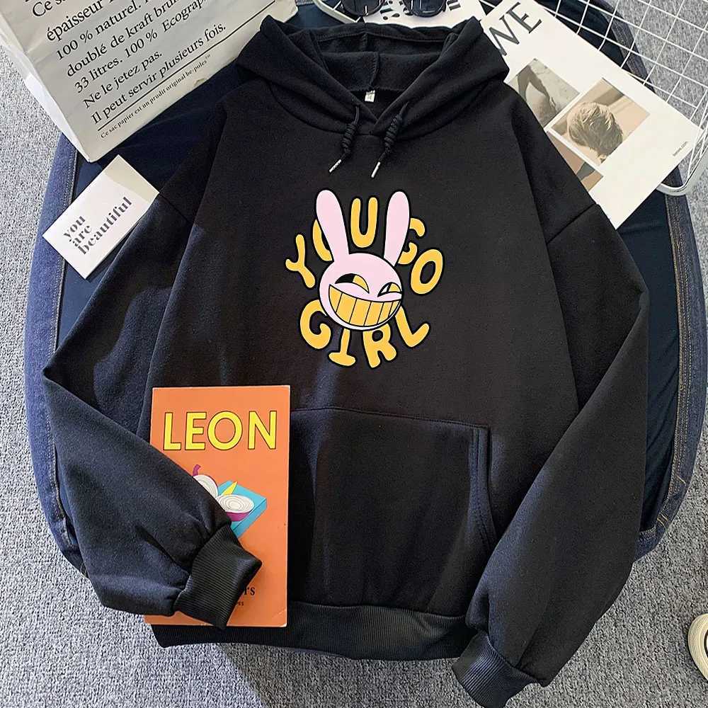 The Amazing Circus Rabbit Hoodies Long Sleeve Cartoon Graphic Sweatshirts Winter Fleece Casual Kawaii Printing Pullovers HoodedZ250918