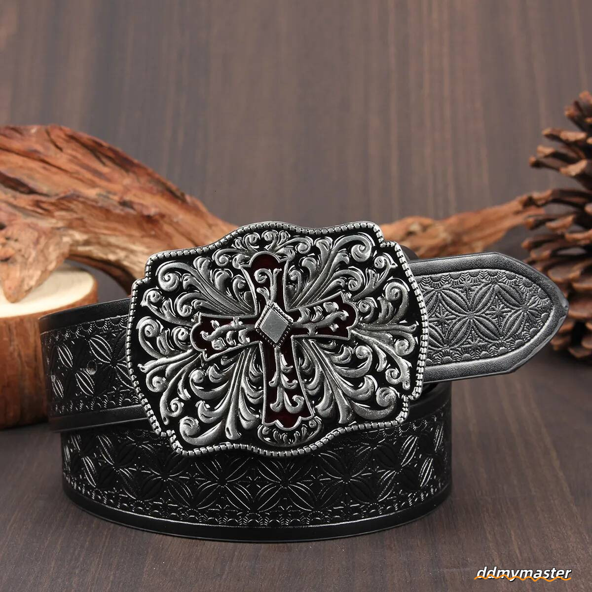 Designer Casual Woman Men Leather Belts Fashion Smooth Buckle Belt With Floral Patterns Strap ddmymaster