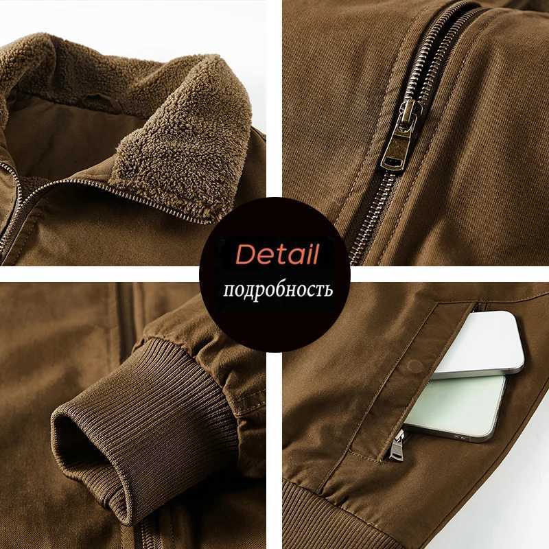 Winter Men Cotton Jackes Coat Men Autumn Warm Bomber Jacket Parkas Man Outdoor Fashion Casual Coat Stand Slim Jacket Male LZLLTT L2509181