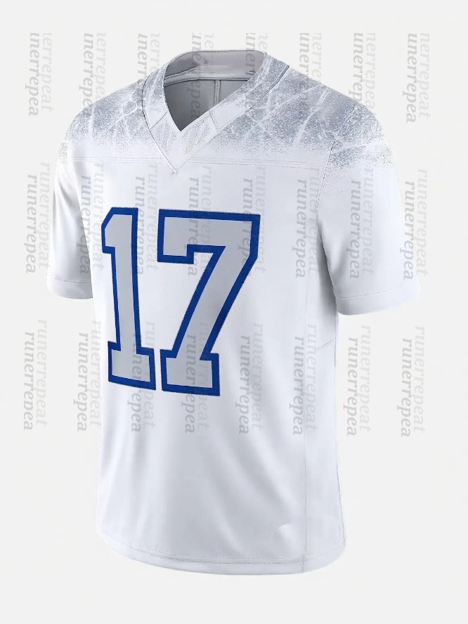 Personalized Custom 2025 Rivalries Football Jersey 17 Josh Allen Joey Bosa Gabriel Davis Von Miller Dawson Knox Jim Kelly Embroidered7899